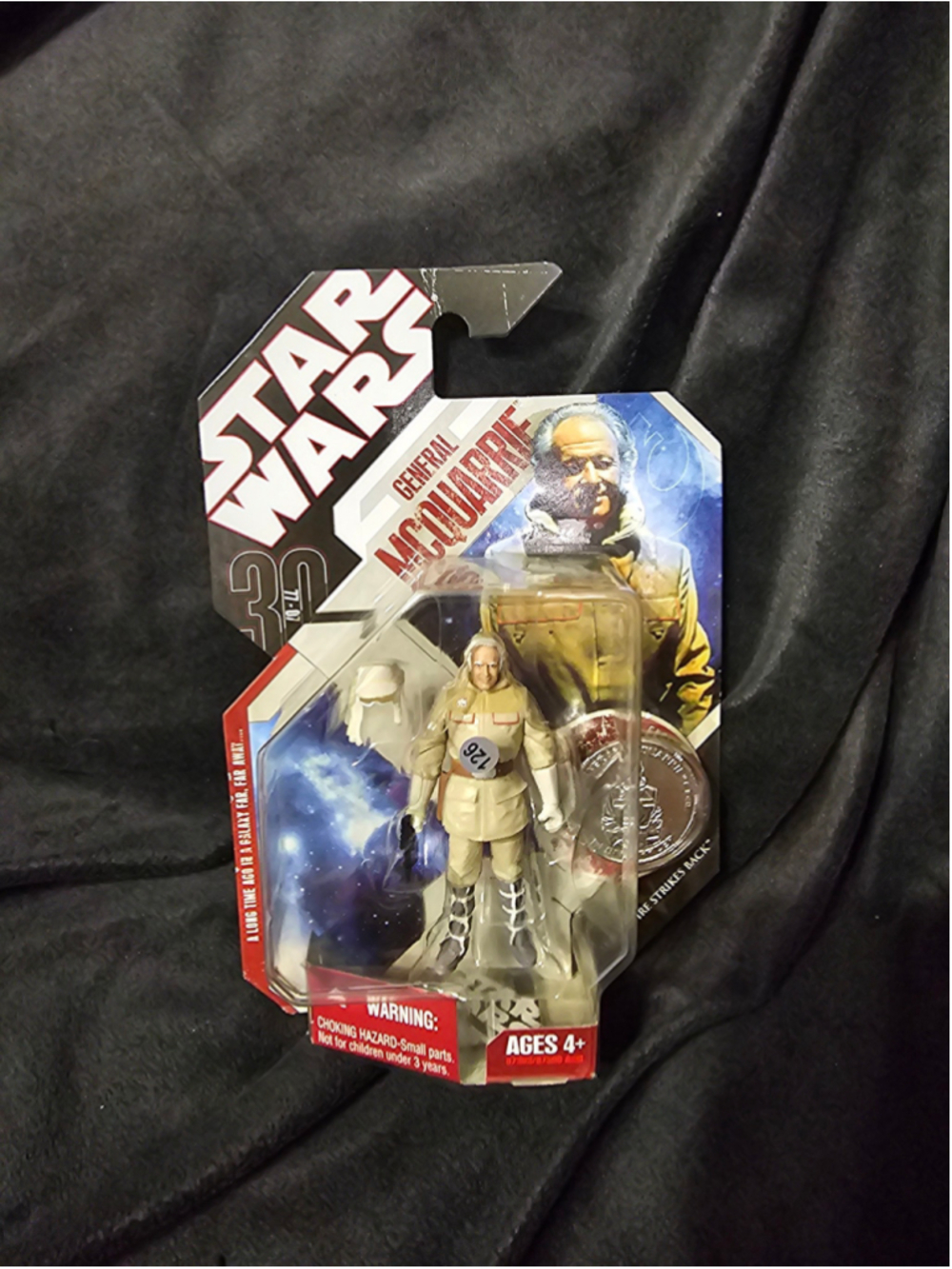 Boys Hasbro Star Wars General McQuarrie Action Figure One Size Beige White
